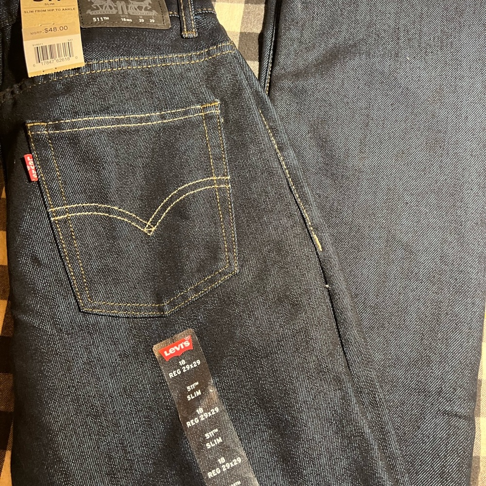 Levi's Black Slim Jeans Classic Style